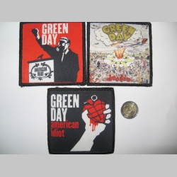 Green Day ofsetová nášivka po krajoch obšívaná  cca. 9x9cm  cena za 1ks!!